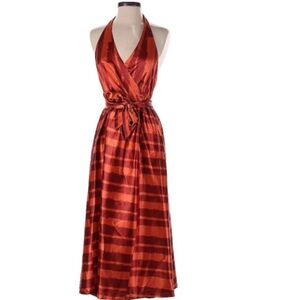 Black History Month X Target Backless Women’s Halter Dress Satin Size L